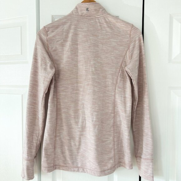Kyodan Running Outdoor Warm Pink Heather 1/4 Zip Pullover Top Women’s Size M - Picture 4 of 5